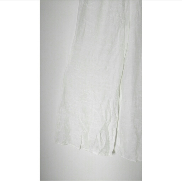 EUC Airy Off White Wide Leg Pants - Picture 4 of 5